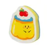 Panadería de pasteles co-branded de alta venta estropajo esponja compuesta toallita cepillo de limpieza de cocina bloque lavavajillas absorbente