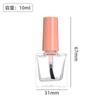 Frasco Redondo em Forma de Pincel para Esmalte 5ml 10ml 15ml Frasco de Vidro Dispensador Frasco Vazio Design Fofo