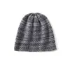 Gorro de Punto Casual de Moda Grueso Cálido de Cable de Bloque de Color de Estilo Nuevo Otoño/Invierno 2026 para Mujer de Alta Gama