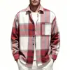 Camisa de cuadros para hombre de primavera y otoño, nueva, transfronteriza europea y americana, manga larga, estilo Hong Kong, corte holgado, camisa casual para adolescentes