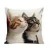 Capa de Almofada de Gato Mais Vendida da Temu, Capa de Almofada de Animal Fofa e Divertida, Capa de Almofada Decorativa para Quarto, Casa, Sofá, Venda por Atacado