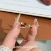 Anillo de Caballo Rojo para el Año de Tu Nacimiento, Moderno y Versátil, con un Diseño de Nicho, de Alta Gama, Lujo Ligero, Anillo de Caballo Exquisito y Elegante