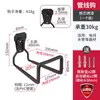 Ganchos de Parede de Ferro Forjado Ganchos para Armazenamento de Ferramentas de Tubo de Água de Garagem Suportes de Parede para Capacete de Bicicleta Ganchos Retos de Metal Pregos