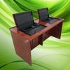 Escritorio Plegable para Computadora con Recubrimiento de Pintura Xi'An, Monitor de Pantalla LCD para Conferencias Sin Papel Chongqing, Escritorio de Oficina de Madera Maciza para Uso Doméstico