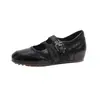 Zapatos Mary Jane rojos para mujer, perfectos con faldas, con tacón oculto, diseño estilo ballet, estética de zapato de entrenamiento alemán, inspiración francesa, versátiles, casuales y planos de punta baja