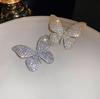 Broche Mariposa Diamante Nuevo Lindo Transfronterizo Insecto Accesorios para Vestido Pin Suéter Traje Abrigo Accesorios Otoño e Invierno