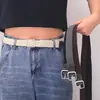Cinturón Versátil Invisible Perforado para Hombres y Mujeres Cinturón de Lona para Jeans Elástico Sin Agujeros Tejido Sin Costuras Elástico Gratis