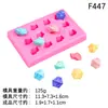 Molde de Silicona DIY Forma de Gota de Diamante Cubito de Hielo Molde para Decoración Aroma Fondant Pastel Chocolate Epoxi Yeso Hecho a Mano