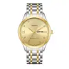 Relógio Masculino de Negócios Fashion ORSGA Calendário Duplo Diamante Clássico Luxo Leve Fábrica Comércio Exterior Transfronteiriço Ao Vivo Relógio de Quartzo