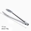 Pinzas para Alimentos de Acero Inoxidable, Pinzas Resistentes para Parrilla/BBQ/Bistec para Panes al Vapor, Pan y Buffet, Perfectas para Picnic, Camping y Catering, Seguras para Alimentos y Duraderas para Uso en Cocina