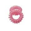 Elástico de Cabelo de Fio de Telefone Corda de Cabeça com Pérolas para Mulheres Corda de Cabelo Grossa Transparente Celebriade Cibernética Contas Celebradas Corda de Cabeça Elástico de Borracha Mori Bobina Elétrica