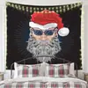 Tapeçaria de Natal Nova Pano de Pendurar Transfronteiriço Pano de Fundo Decorativo Sala de Fundo de Natal Atmosfera de Feriado Pano de Parede Estilo Americano