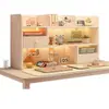 Estante Prateleira de Armazenamento de Mesa Organizador de Mesa Estante Simples para Mesa Estante Pequena para Casa/Estudante