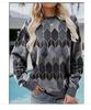 Suéter con capucha para hombre, con estampado digital de letras, estilo transfronterizo europeo y americano, sudadera con capucha para hombre y mujer, abrigo holgado informal de otoño e invierno