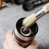 Bincoo cepillo para el cabello de café, molinillo de granos, cepillo de limpieza, limpieza de escritorio italiano, cepillo para el cabello suave, cuerda con gancho, sándalo rojo