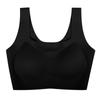 Ropa interior sin costuras para mujeres con busto grande, sujetador tipo chaleco minimizador, 7A antibacteriano, cómodo, transpirable, sujetador para realzar busto pequeño, copa completa fina