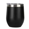 Taza de Huevo de 12 oz Termo de Acero Inoxidable de Doble Pared al Vacío 304 Taza Térmica Portátil para Coche Regalo de Negocios Copa de Vino Tinto