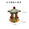 Aquário rochoso decoração bonsai rochoso pedra absorvente de água pedra absorvente de água pavilhão cerâmico clássico chinês pequena decoração