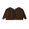 Ropa para Hombre Northbound 2026 Otoño Nueva Vintage Color Sólido Chaqueta de Trabajo para Hombre Tendencia Suelta Abrigo para Pareja