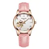 Nuevo Reloj Mecánico para Mujer, Correa Milanesa, Reloj Mecánico Hueco con Forma de Corazón Estilo Coreano, Reloj para Mujer Incrustado con Diamantes al por Mayor