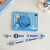 Para capa protetora de iPad com slot para caneta pro11 gato jingle Doraemon capa protetora gato robô