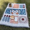 Estilo Bohemio Esterilla de Picnic para Exteriores Esterilla Impermeable para Tienda de Campaña Estilo Camping Esterilla para Césped Manta Estilo Camping para Viajes en RV Personalización