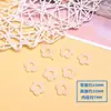 Retro Mate Degradado Difuminado Corte Flor Perlas DIY Joyería Hecha a Mano Pendientes Pulsera Collar Accesorios Material