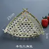 Productos Tejidos de Bambú Hechos a Mano Criba de Bambú Cesta de Bambú Bandeja para Dim Sum Paleta Recogedora Redonda Tejida para el Hogar Cesta de Almacenamiento Fruta Qin Xuan