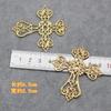 Material da mantilha COS Cruz de Ferro Acessórios de decoração de coroa barroca