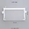 Coreia do Sul Simples Transparente Malha Estojo Sacola de Armazenamento para Alunos do Ensino Fundamental Exame Portátil Grande Capacidade Estojo