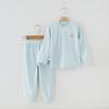 Ropa de bebé, ropa interior térmica para niños, traje de primavera y otoño, pijamas de algodón para niños y niñas, ropa de otoño para bebé, pantalones de otoño, otoño e invierno.