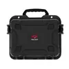 Caja de Herramientas de Plástico Portátil a Prueba de Tres Elementos Caja de Almacenamiento Instrumento Multifuncional Caja de Arrastre de Seguridad con Asa para Protección de Equipo