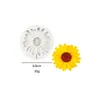 Molde de Chocolate para Pastel con Forma de Paleta de Girasol, Paleta de Girasol, Flor de Margarita, Manzanilla, Repostería