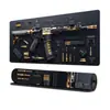 Alfombrilla de ratón FPS para juegos transfronteriza, tamaño grande, con diseños de pistolas y armas, adecuada para escritorios, extragrande y duradera contra la suciedad