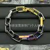 [Novidades Contínuas] Pulseira Cruzada Nova de Alta Qualidade Réplica Lv Letra V com Etiquetas, Artesanato de Ponta Atacado