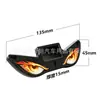 Luz LED Solar Inalámbrica de Ojo de Diablo Triangular Decorativa para Ventana de Coche de Fábrica para Atmósfera Interior, Sin Cableado Requerido