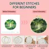 Kit de Material para Bordado Túnel na Floresta, Estilo Nórdico, Decoração de Sala de Estar Ins, Arte de Parede DIY Feita à Mão, Atacado do Fabricante