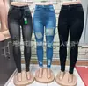 Calça Skinny Feminina de Alta Qualidade Jeans Stretch Jeans Skinny Feminino