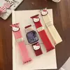La Nueva Correa de Reloj Tejida Magnética de Encaje Gatito es Adecuada para Apple Watch iWatch 12ª Generación 11/10Ultrase