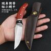 Manípulo de Mão Mongol Carne Aço Inoxidável Portátil Faca para Cortar Carne Faca para Churrasco ao Ar Livre Faca para Carne Bovina e Ovina Faca para Frutas Faca para Carne