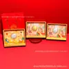 Oro Puro 999 Producto Nuevo Más Vendido Adorno de Pastel de Luna Pintura 3D Creativa Set de Exhibición de Mesa para el Festival de Mediados de Otoño Personalizable Venta al por Mayor