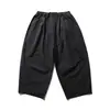 Pantalones Cortos de Pierna Ancha Rectos Simples de Color Liso Estilo Japonés Retro Verano Exterior Sueltos Frescos de Secado Rápido Casuales