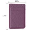 Aplicável ao iPhone universal Samsung Huawei Xiaomi Chanel estilo losango capa traseira porta-cartões adesivos