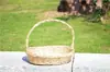 Cesta Decorativa de Frutas y Flores Cesta de Mano Cesta para Verduras Cesta de Ratán Cesta de Regalo Cesta de Bambú Cesta de Picnic Cesta para Recolectar