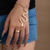 Pulsera Exagerada con Escorpión 3D Adornado con Pedrería, Brazalete de Brazo con Forma de Serpiente, Cadena para Pierna, Cadena Corporal Exquisita, Estilo Chica Dulce y Fresca Picante Transfronteriza Europea y Americana