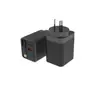 Carregador Pd65W Adaptador de Porta Dupla 65W com Cabo Carregamento Rápido Carregador A+C 65W Tipo-C com Cabo Retrátil