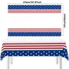 Amazon Mantel de Mesa Temático del Día de la Independencia Americana Azul Decoración Desechable Pe Fiesta Mantel de Plástico para Mesa