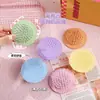 Peine de goma elástica multi-especificación al por mayor, peine de dibujos animados lindo macaron, peine de masaje para cabello liso, peine para peinar cabello, suministro directo del fabricante