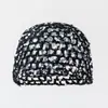 Suministro Exclusivo Transfronterizo de Sombreros Tejidos: Sombreros de Verano Calados para Niñas, Estilo Coreano Versátiles de Moda Hechos a Mano de Ganchillo Sombreros Turbantes Florales con Lentejuelas