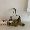 Nova Bolsa de Axila Estilo Coreano Fresca Moda Feminina Simples para o Trabalho Bolsa de Ombro Único Versátil Personalidade Tendência Ins Bolsa Transversal